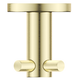 Bella Vista Mica Double Robe Hook French Gold 1153-D-P-FG
