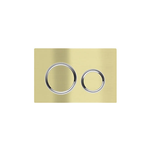Meir Sigma 21 Dual Flush Plates for Geberit PVD Tiger Bronze 115.884.00.1N-PVDBB