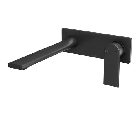 Phoenix Teel SwitchMix Wall Basin / Bath Mixer Set 200mm (Fit-Off Kit) Lead Free Matte Black 118-2812-10-1