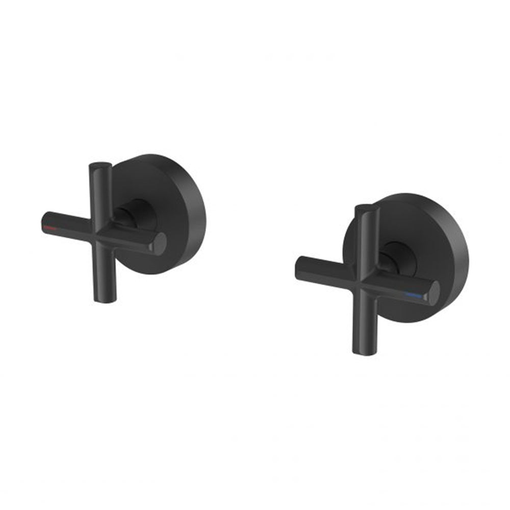 Phoenix Vivid Slimline Plus Wall Top Assemblies Matte Black 119-0600-10-1