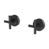 Phoenix Vivid Slimline Plus Wall Top Assemblies Matte Black 119-0600-10-1