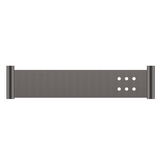 Bella Vista Mica Stainless Shelf 400mm Gunmetal 11MS-P-400-GM