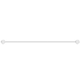 Bella Vista Mica Stainless Shelf 400mm Chrome 11MS-P-400-CP