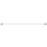 Bella Vista Mica Stainless Shelf 400mm Brushed Nickel 11MS-P-400-BN