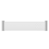 Bella Vista Mica Stainless Shelf 400mm Chrome 11MS-P-400-CP