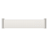 Bella Vista Mica Stainless Shelf 400mm Brushed Nickel 11MS-P-400-BN
