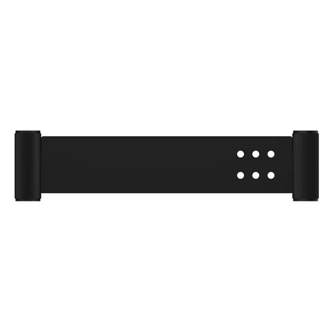 Bella Vista Mica Fluted Stainless Shelf 400mm Black 11MS-P-400-NR-BLK