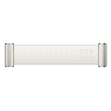 Bella Vista Mica Fluted Stainless Shelf 400mm Brushed Nickel 11MS-P-400-NR-BN