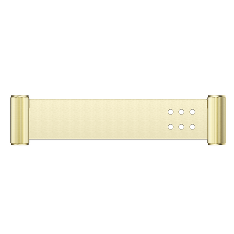 Bella Vista Mica Fluted Stainless Shelf 400mm French Gold 11MS-P-400-NR-FG
