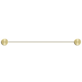 Bella Vista Mica Fluted Stainless Shelf 400mm French Gold 11MS-P-400-NR-FG