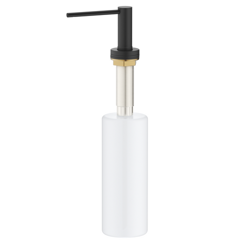 Bella Vista Mica Soap Dispenser Black 11SD-P-BLK