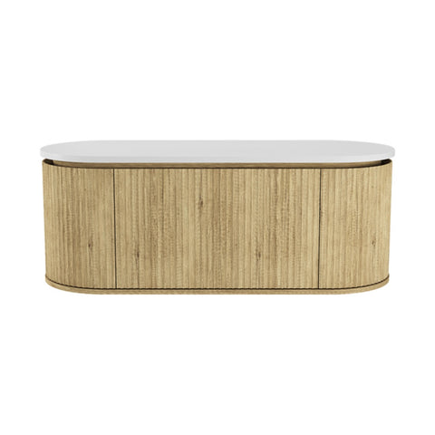 Fienza Empire Pill Wall Hung Cabinet 1200mm Scandi Oak 120AS-C