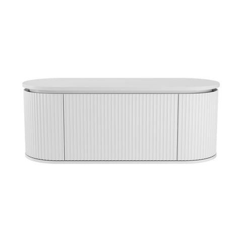 Fienza Empire Pill Wall Hung Cabinet 1200mm Satin White 120AW-C