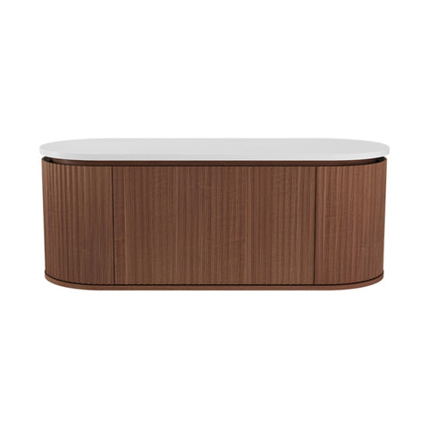 Fienza Empire Pill Wall Hung Cabinet 1200mm Walnut 120AWA-C