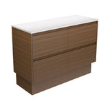 Fienza Amato On Kickboard Cabinet 1200mm Walnut 120BWAK