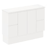 Fienza Siska On Kickboard Cabinet Only 1200mm Gloss White 120DF-CK