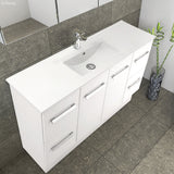 Fienza Delgado Wall Hung Vanity 1200mm White 120D