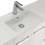 Fienza Delgado Vanity w/ Legs 1200mm White 120DL