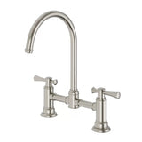 Phoenix Cromford Exposed Sink Set Lead Free Brushed Nickel 134-1070-40-1