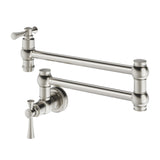 Phoenix Cromford Pot Filler Brushed Nickel 134-1900-40-1