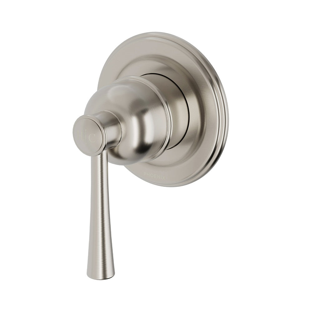 Phoenix Cromford SwitchMix Shower / Wall Mixer Fit-Off Kit Brushed Nickel 134-2805-40-1