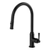 Phoenix Cromford Pull Out Sink Mixer Matte Black 134-7120-10-1