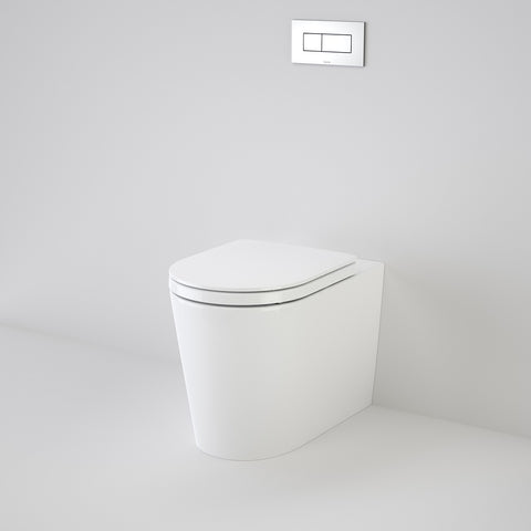 Caroma Liano Cleanflush Wall Faced Invisi Series II Toilet Suite White 766100W