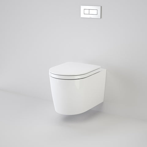 Caroma Liano Cleanflush Wall Hung Invisi Series II Toilet Suite White 766910W