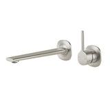 Phoenix Vask SwitchMix Wall Basin / Bath Mixer Set 200mm Pin Up Fit-Off Kit Brushed Nickel 139-2814-40-1