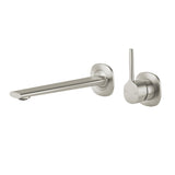 Phoenix Vask SwitchMix Wall Basin / Bath Mixer Set 200mm Pin Up Brushed Nickel 139-2820-40-1