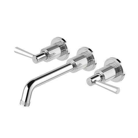 Phoenix Wiltern Wall Basin / Bath Tap Set 190mm Chrome 144-1127-00-1