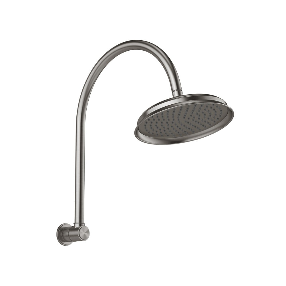 Phoenix Wiltern High Rise Shower Arm & Rose Brushed Carbon 144-5300-31