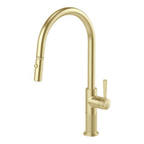 Phoenix Wiltern Pull Out Sink Mixer 230mm Brushed Gold 144-7105-12-1