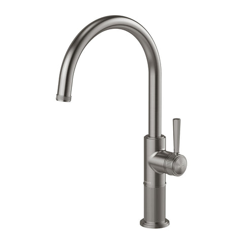 Phoenix Wiltern Sink Mixer 200mm Brushed Carbon 144-7330-31-1