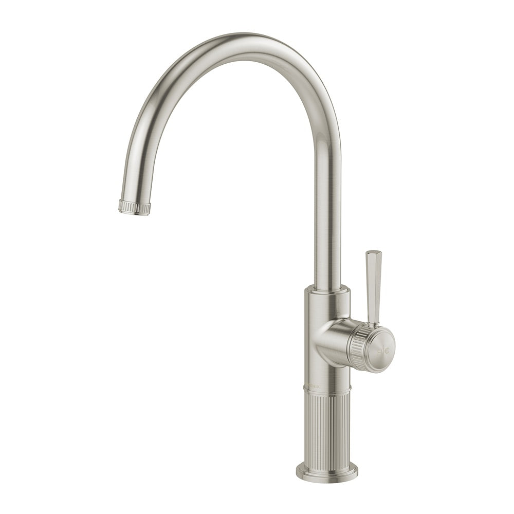 Phoenix Wiltern Sink Mixer 200mm Brushed Nickel 144-7330-40-1