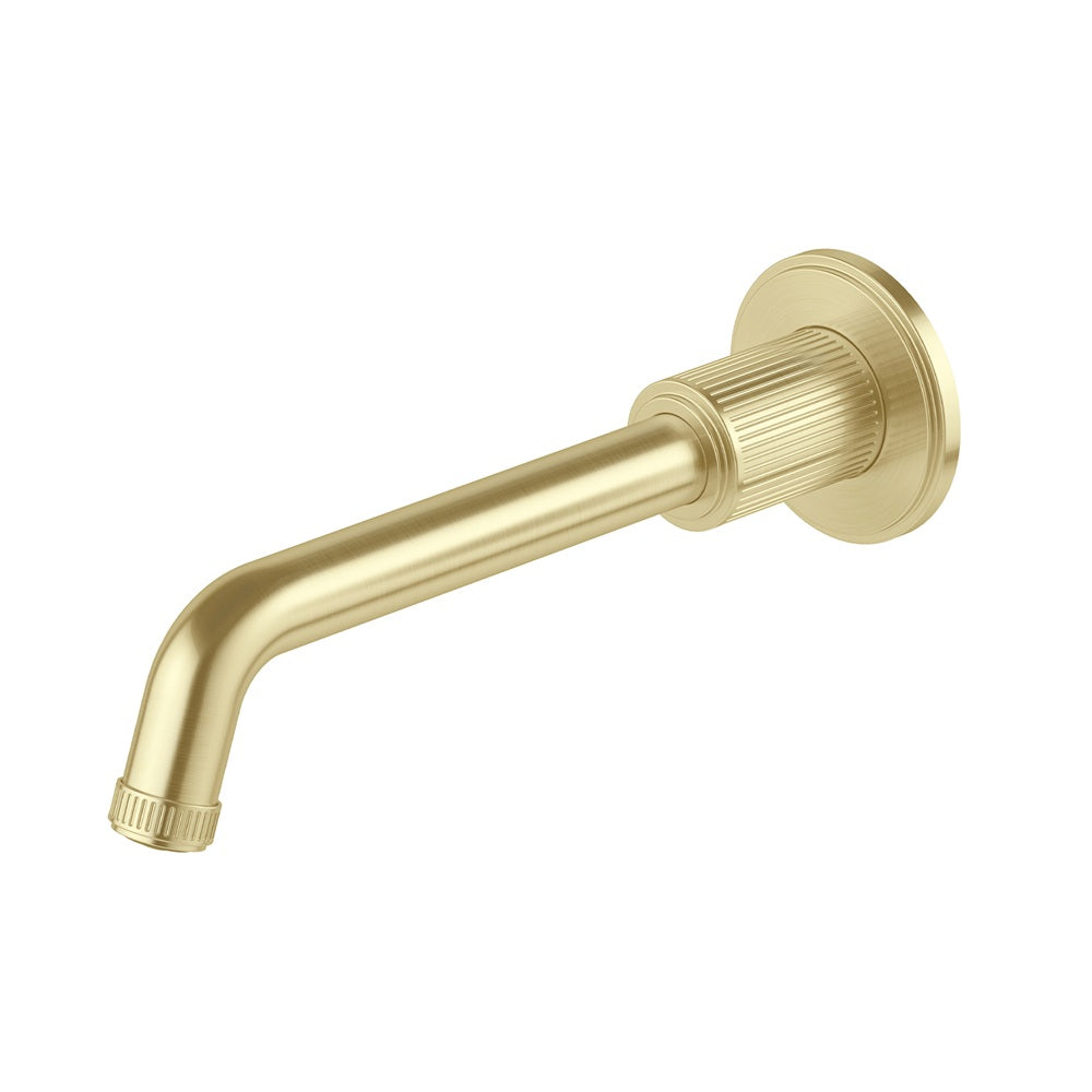Phoenix Wiltern Wall Basin / Bath Outlet 190mm Brushed Gold 144-7610-12-1