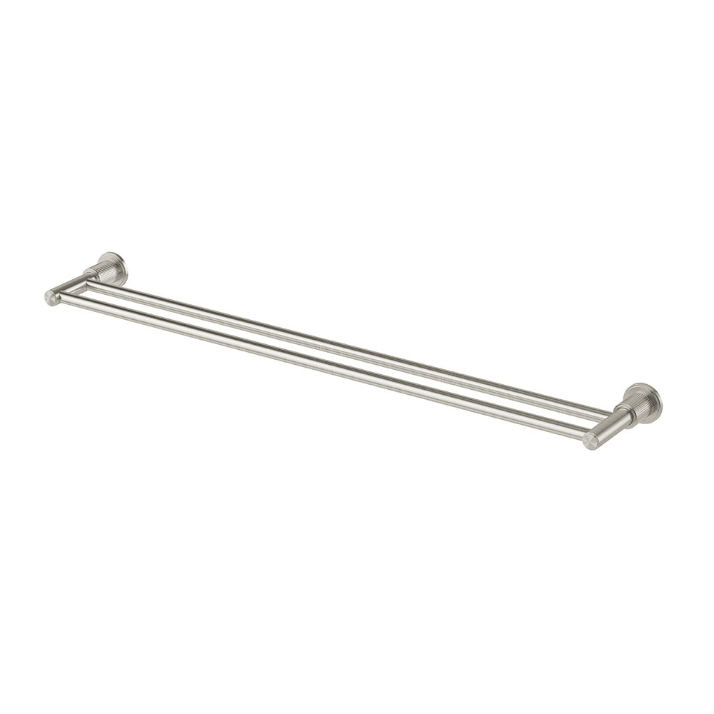Phoenix Wiltern Double Towel Rail 800mm Brushed Nickel 144-8130-40