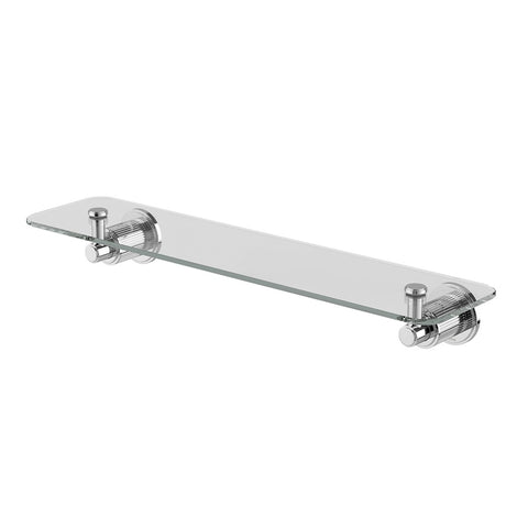Phoenix Wiltern Glass Shelf 450mm Chrome 144-8600-00