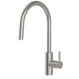 Phoenix Vivid MKII Pull Out Sink Mixer 240mm Gooseneck Stainless Steel 146-7120-51-1