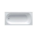 Seima Chios 102 Tondo Inset Bath 1525mm w/ overflow White 191524