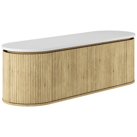 Fienza Empire Pill Wall Hung Cabinet 1500mm Scandi Oak 150AS-C