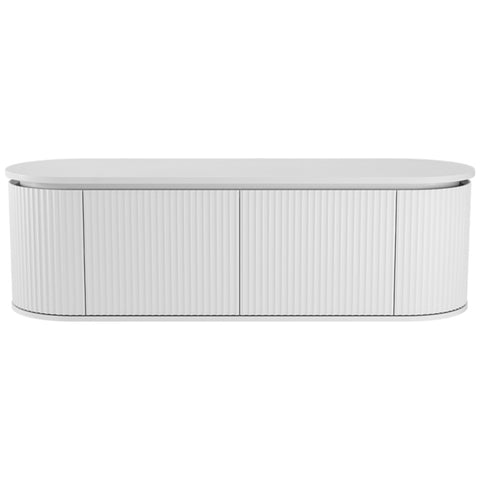 Fienza Empire Pill Wall Hung Cabinet 1500mm Satin White 150AW-C