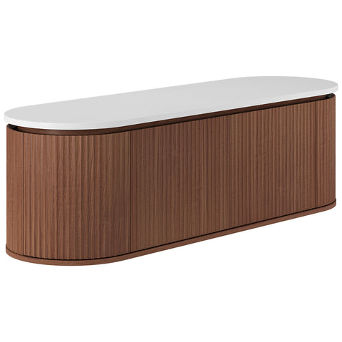 Fienza Empire Pill Wall Hung Cabinet 1500mm Walnut 150AWA-C