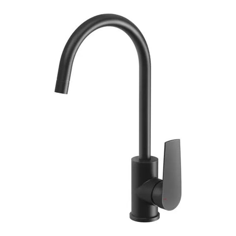 Phoenix Arlo Sink Mixer 200mm Gooseneck Lead Free Matte Black 151-7310-10-1