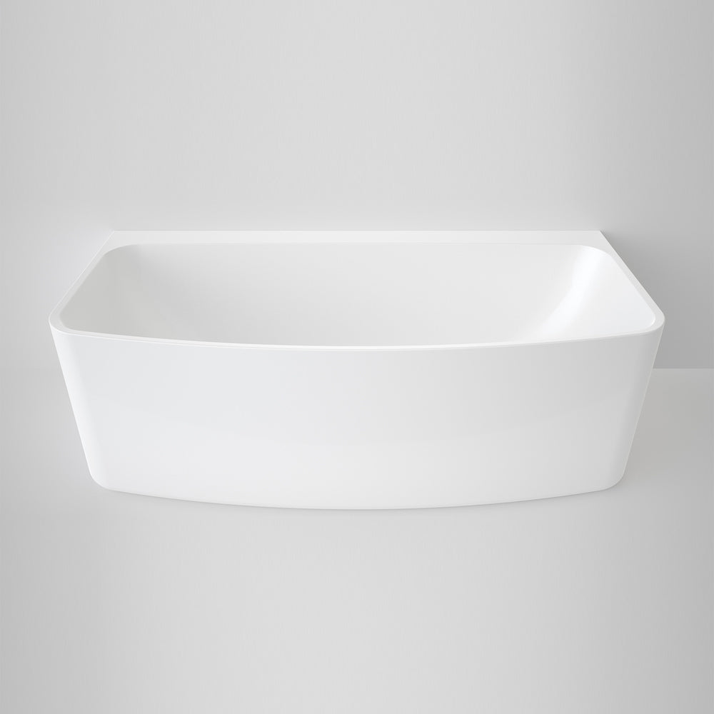 Caroma Urbane II Back to Wall Bath 1675mm White UR7WFW