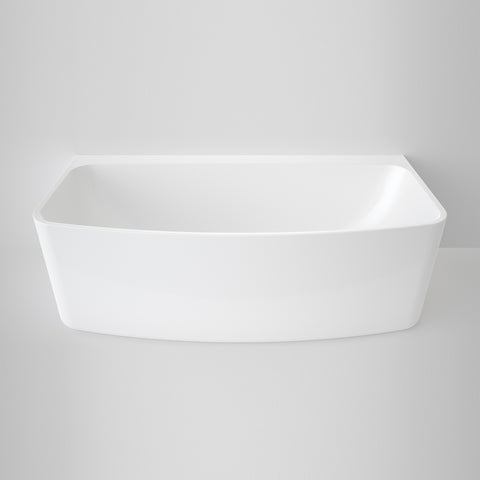 Caroma Urbane II Back to Wall Bath 1675mm White UR7WFW