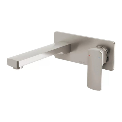 Phoenix Teva Wall Basin / Bath Mixer Set 200mm (Trim Kit Only) Lead Free Brushed Nickel 152-7815-40-1