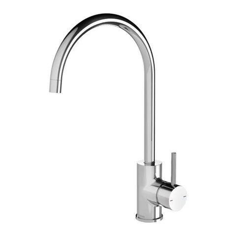 Phoenix Pina Sink Mixer 200mm Gooseneck Lead Free Chrome 153-7331-00-1