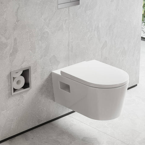 Hansgrohe Xtrastoris Recessed Toilet Paper Storage Matte Black 56058670