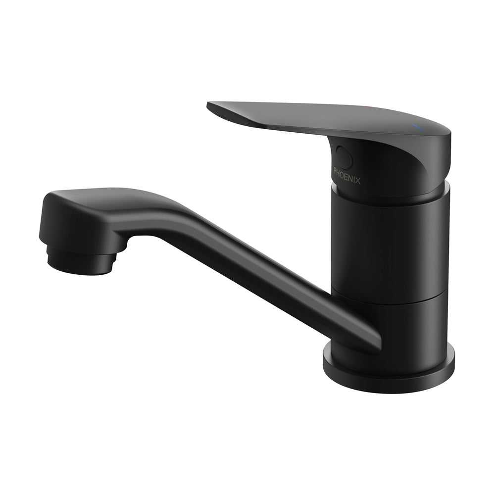 Phoenix Ivy MKII Swivel Basin Mixer Matte Black 154-7711-10-1